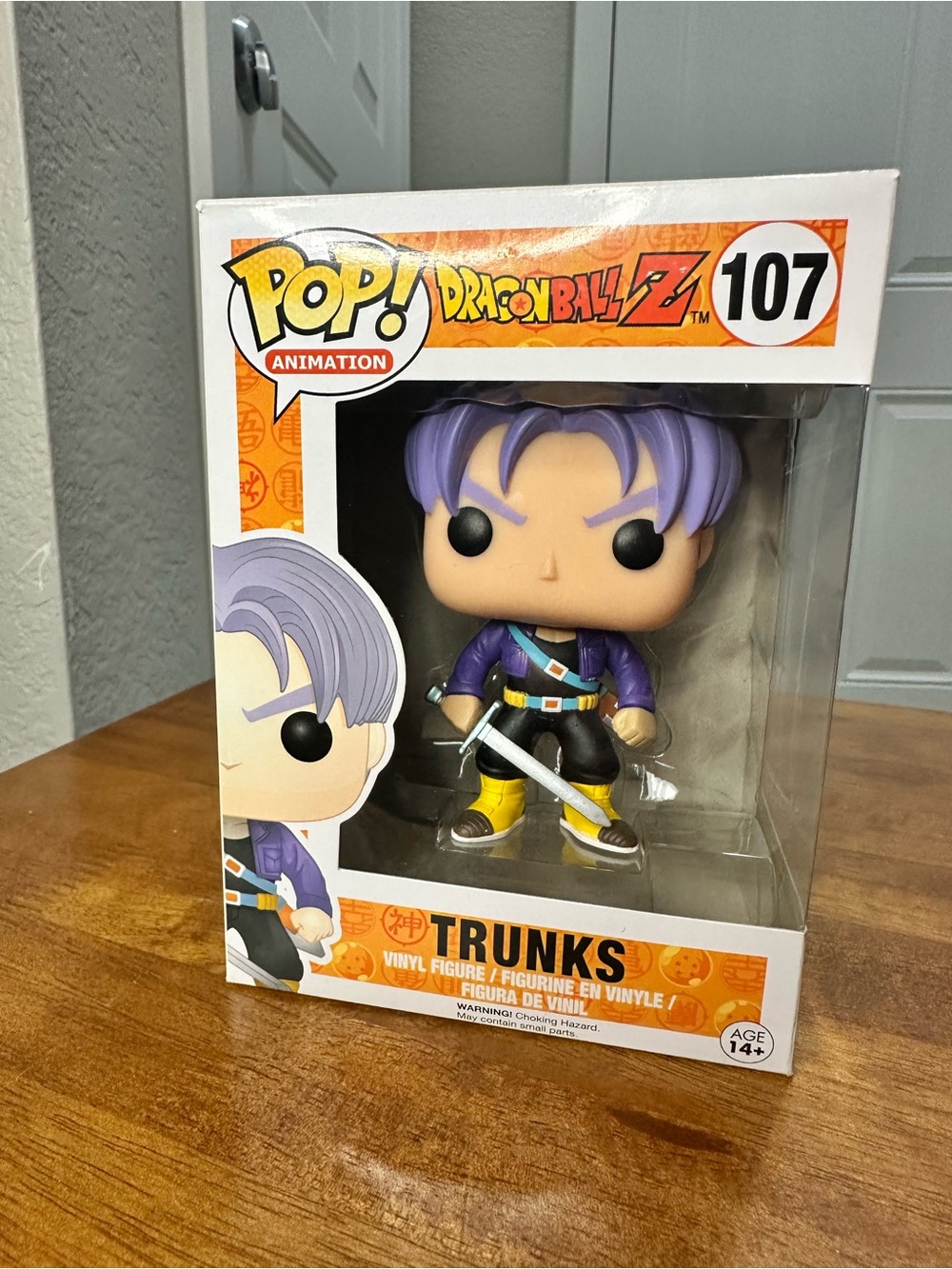 Funko Trunks Pop! Vinyl Figure — Purple Hair & Jacket, Yellow Boots